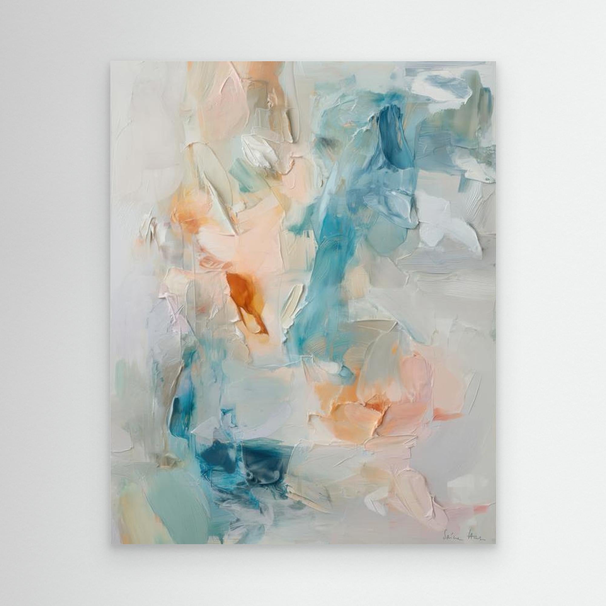 Drift Fields 03 abstract colour field painting fine art print unframed