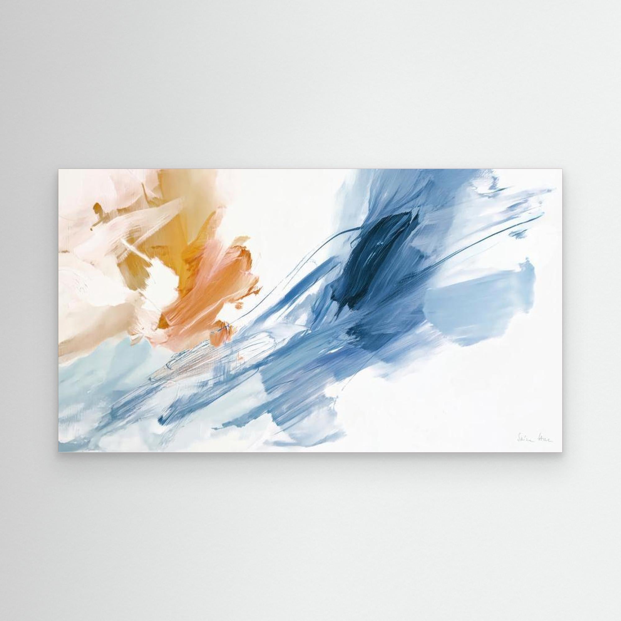 Shear Line 03 contemporary abstract painting fine art print unframed