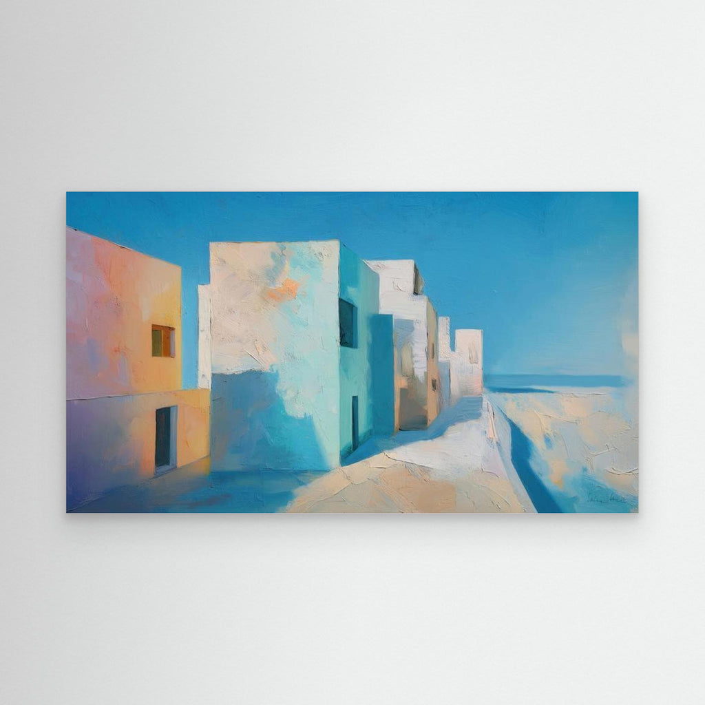 Utopia Walks architectural abstract landscape fine art print
