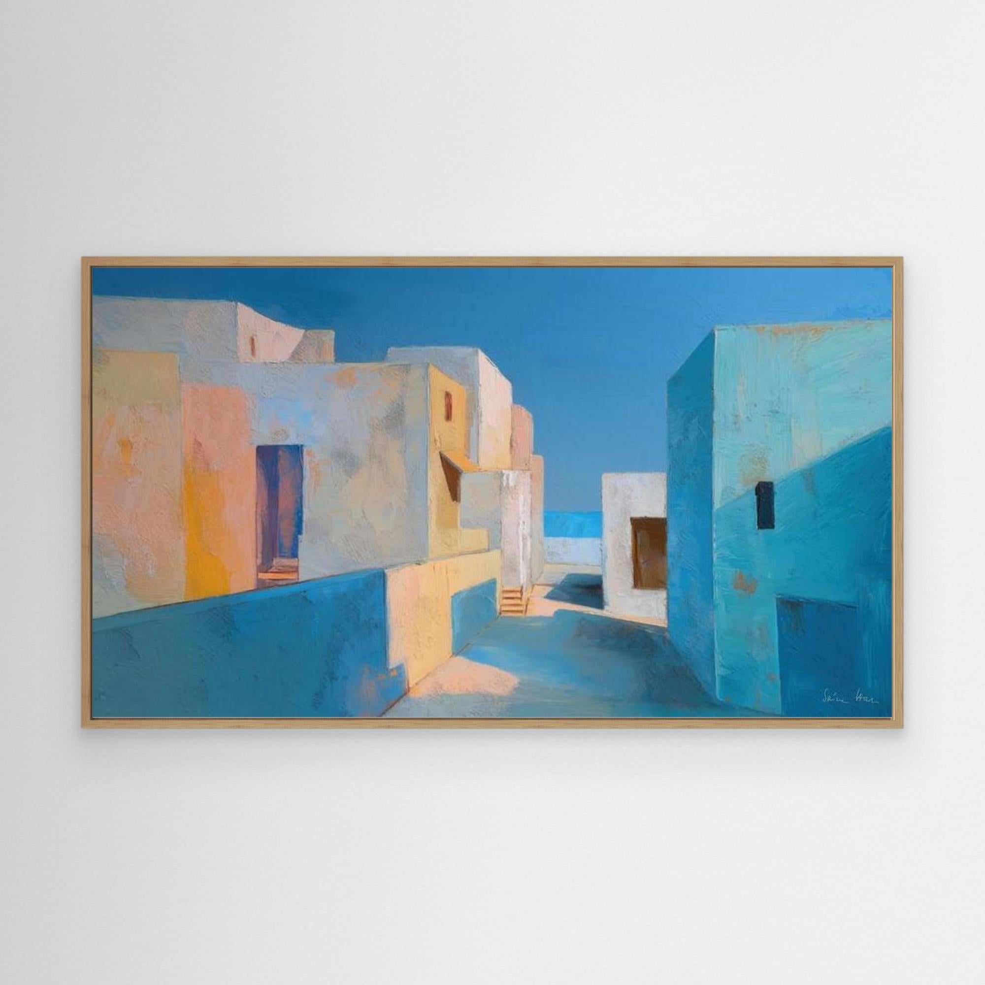 Utopia Walks architectural abstract landscape fine art print