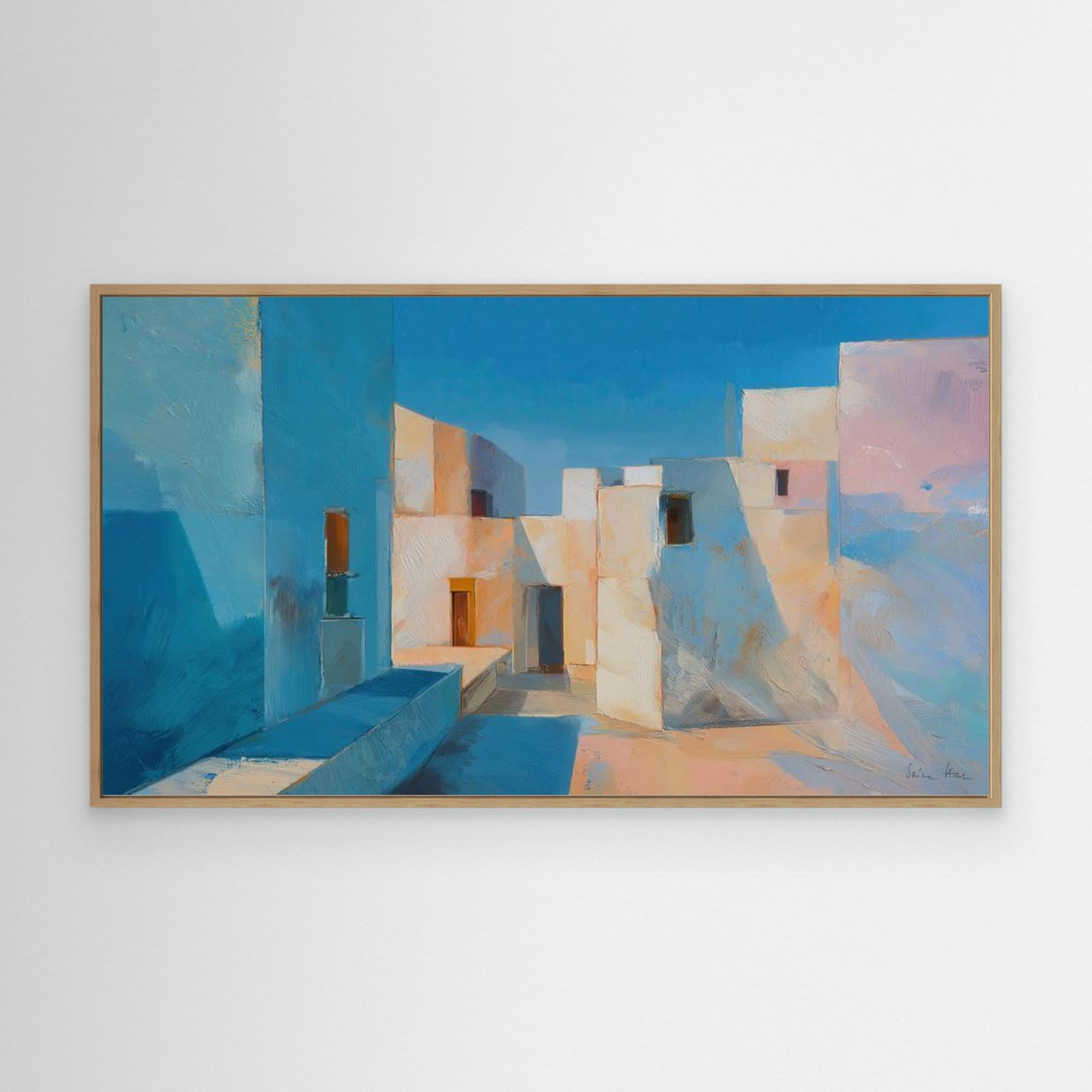 Utopia Walks 05 architectural abstract landscape fine art print