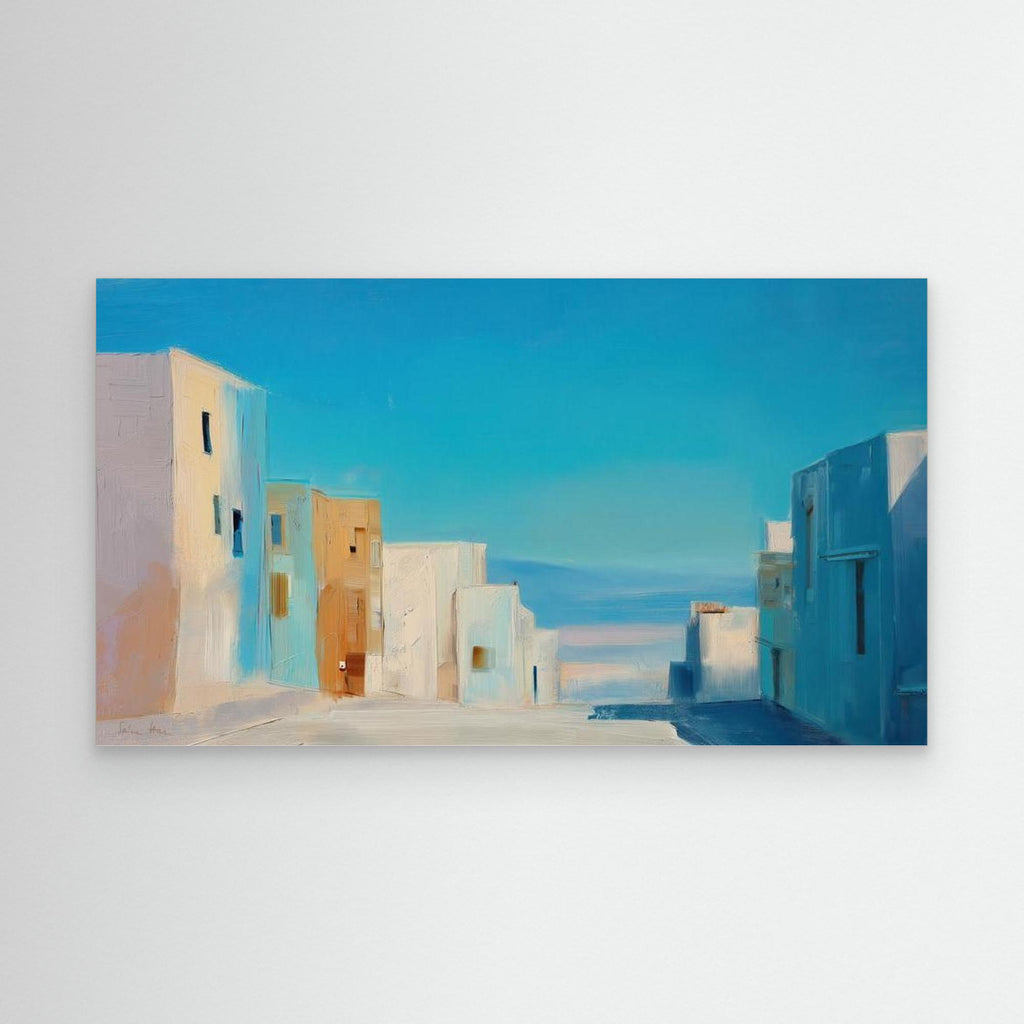 Utopia Walks 17 architectural abstract landscape fine art print unframed