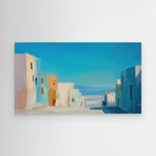 Utopia Walks 17 architectural abstract landscape fine art print unframed