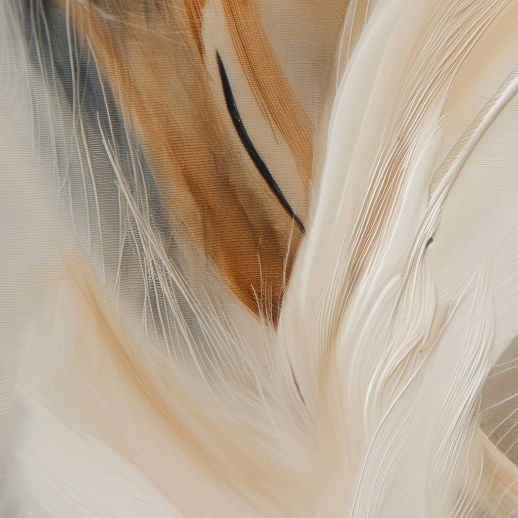 Aerial Gestures 10 abstract feather texture detail
