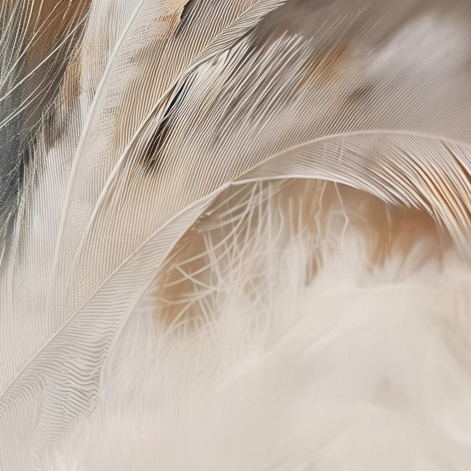 Aerial Gestures 11 abstract feather texture detail