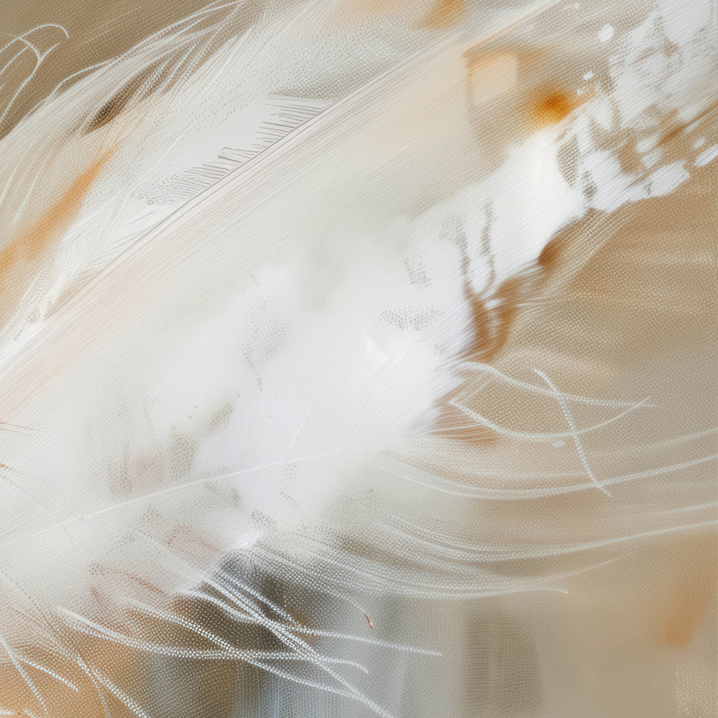 Aerial Gestures 16 abstract feather texture detail