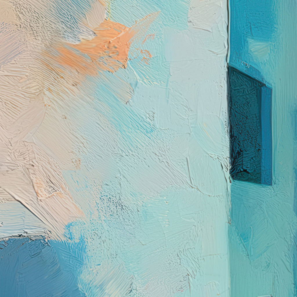 Utopia Walks 01 abstract landscape painting texture detail