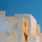 Utopia Walks abstract landscape painting texture detail