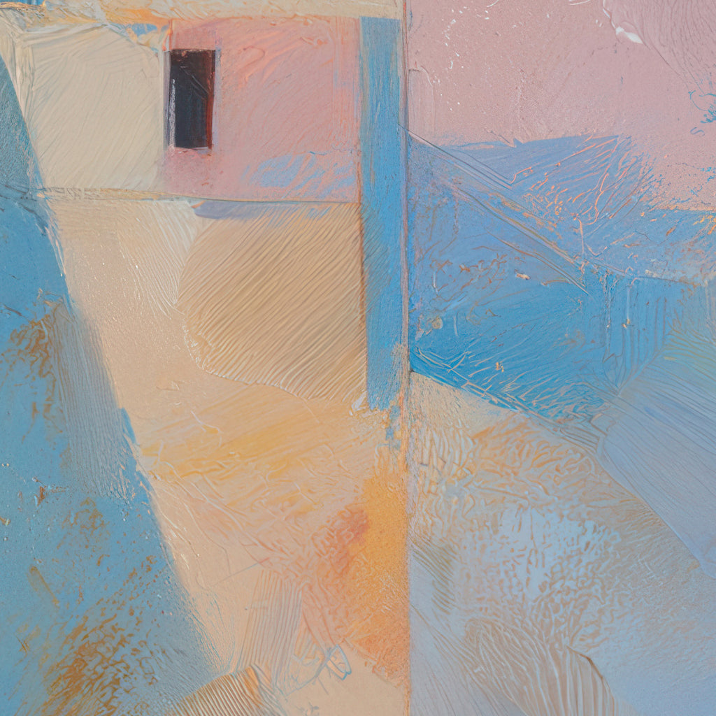 Utopia Walks 06 abstract landscape painting texture detail