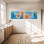 Utopia Walks 06 21 architectural abstract artwork interior mockup