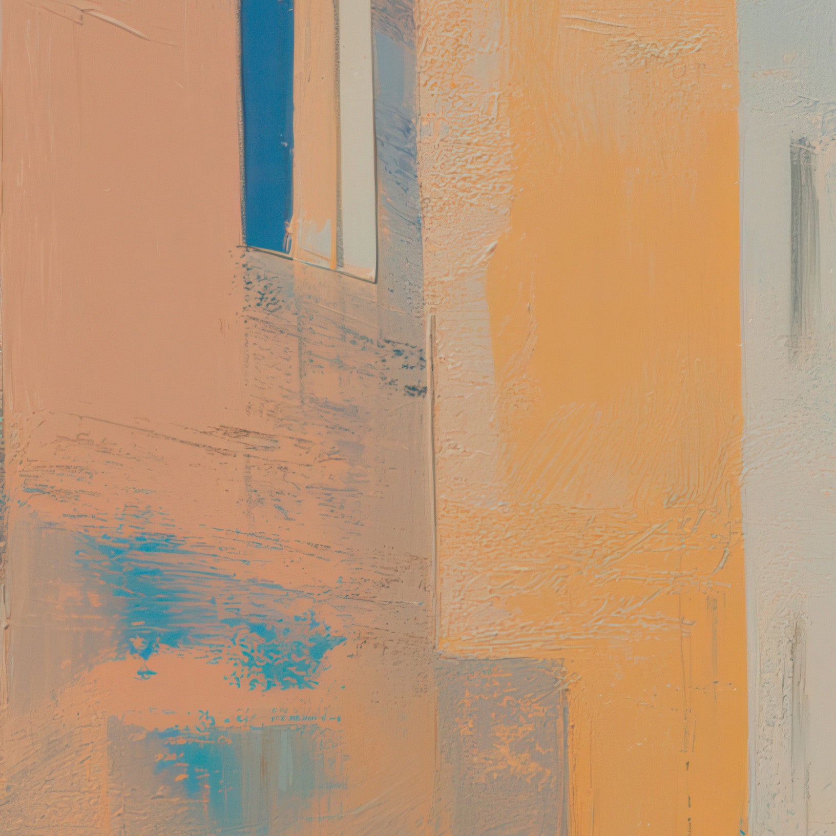 Utopia Walks 15 abstract landscape painting texture detail